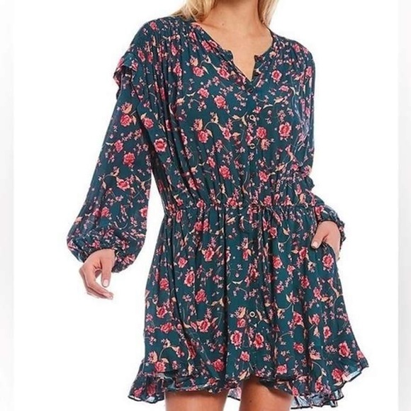 Free People Dresses & Skirts - Free People Flower Fields Mini Dress